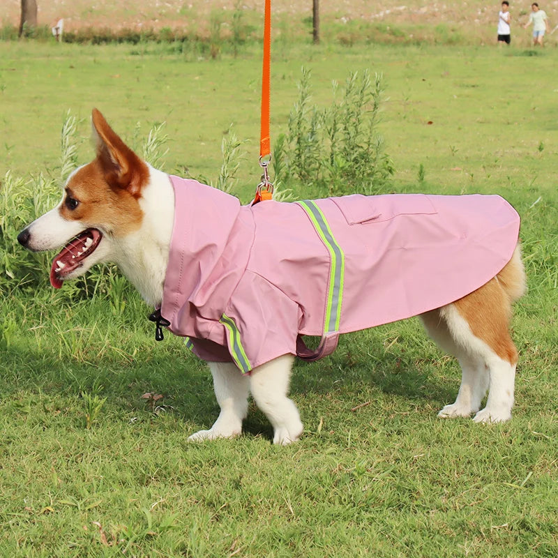 Large Dog Raincoat – Full Coverage