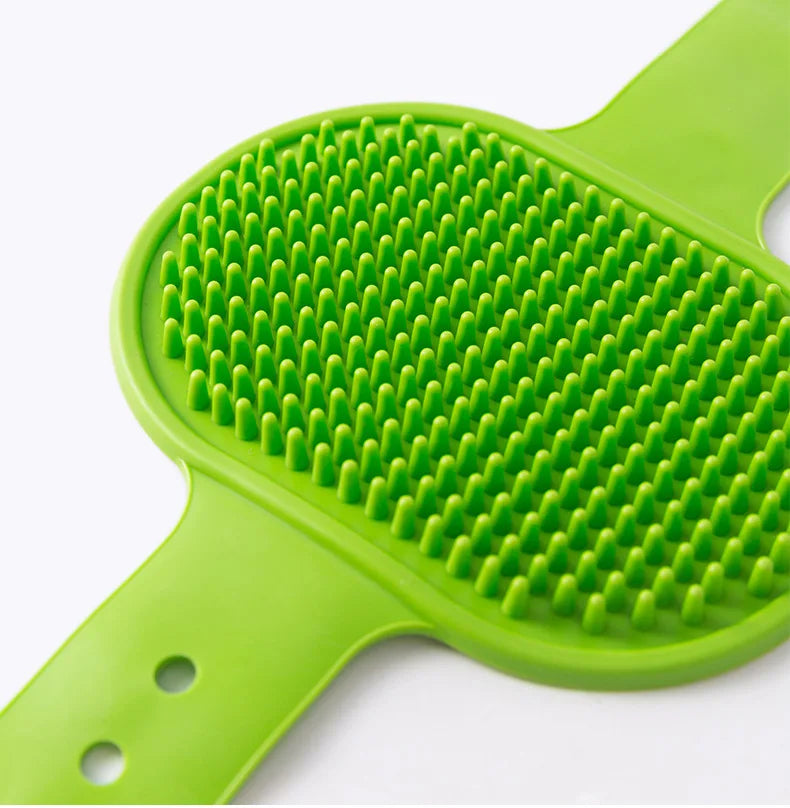 Soft Rubber Grooming & Bath Brush
