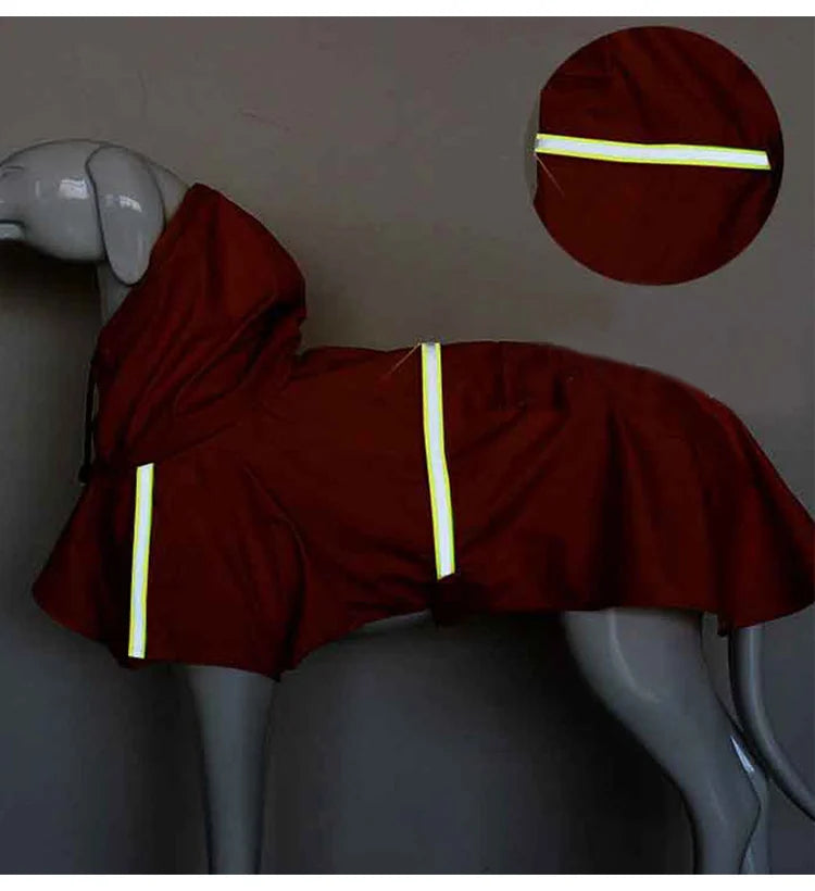 Large Dog Raincoat – Full Coverage