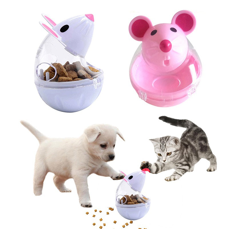 Mouse Food Dispenser Ball – Cat Enrichment Toy