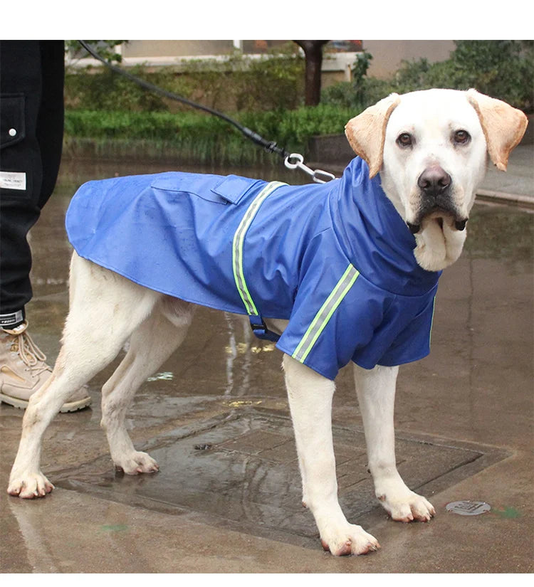 Large Dog Raincoat – Full Coverage