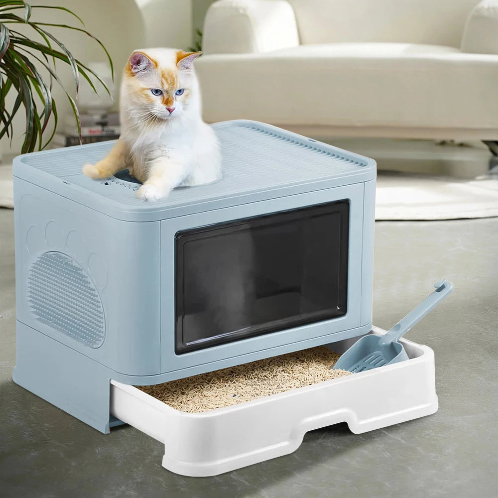 Foldable Cat Litter Tray – 3 Colours