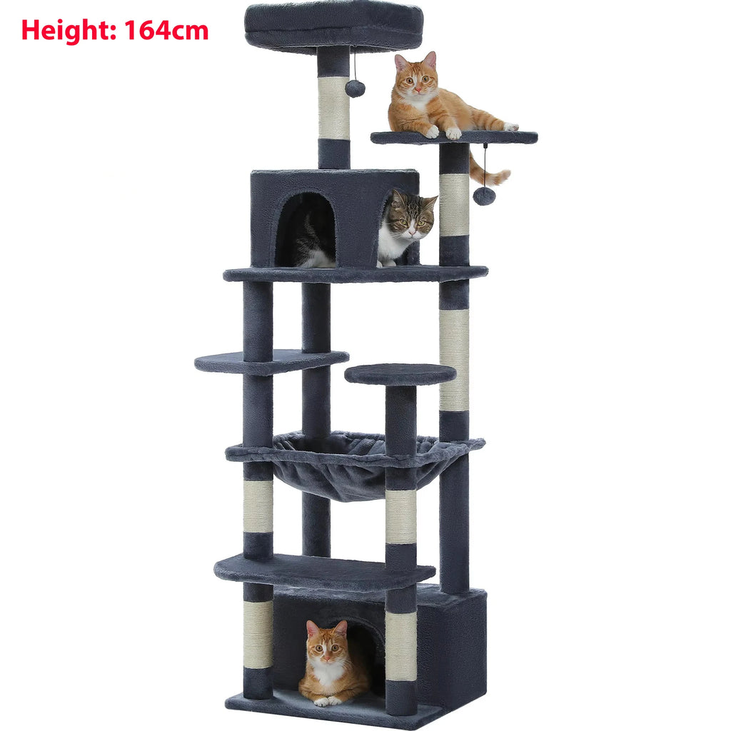 Premium Multi-Level Cat Tower with Hammock