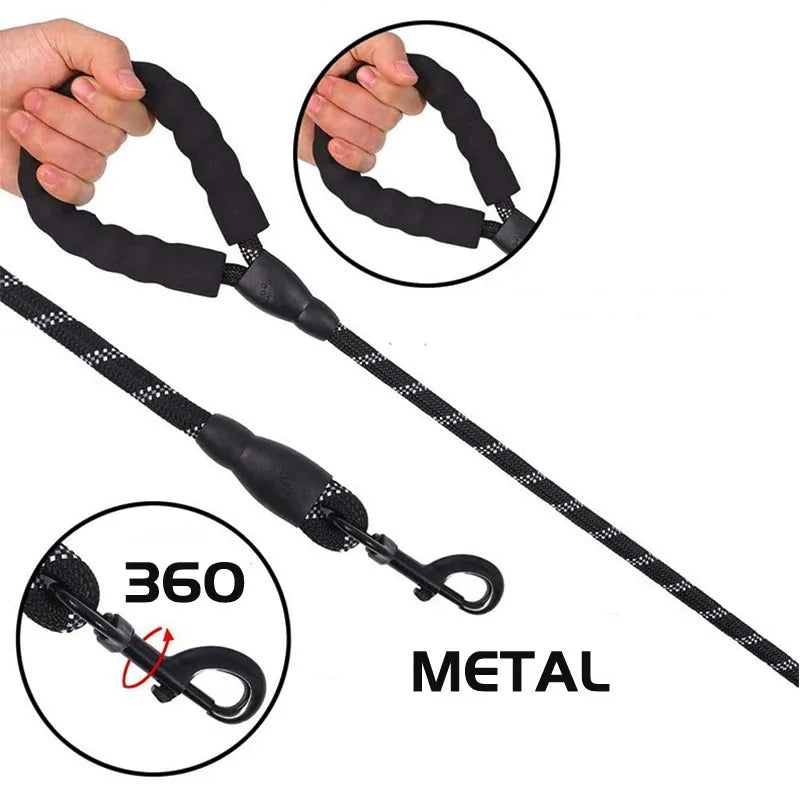 Heavy-Duty Reinforced Dog Leash – Multi-Length