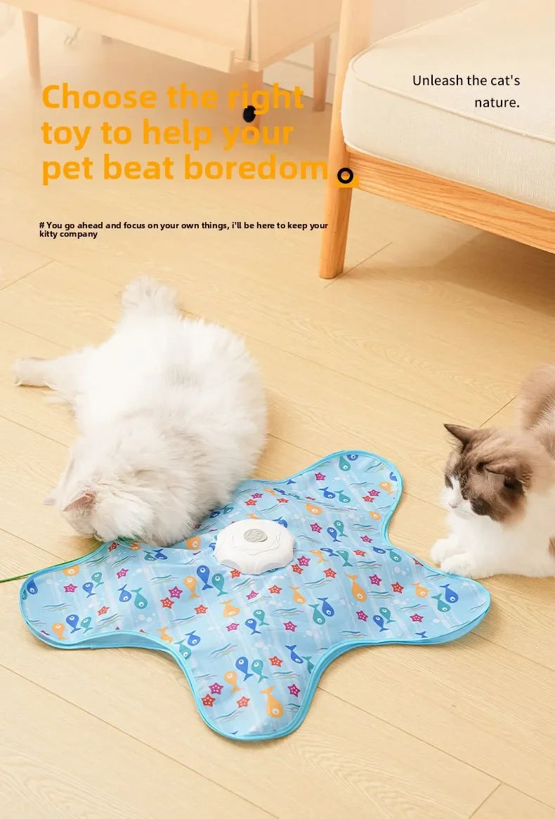 Automatic Spinning Teaser Toy for Cats