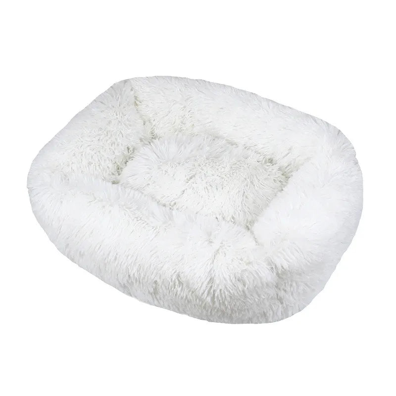 Plush Square Dog Bed – Anti-Anxiety