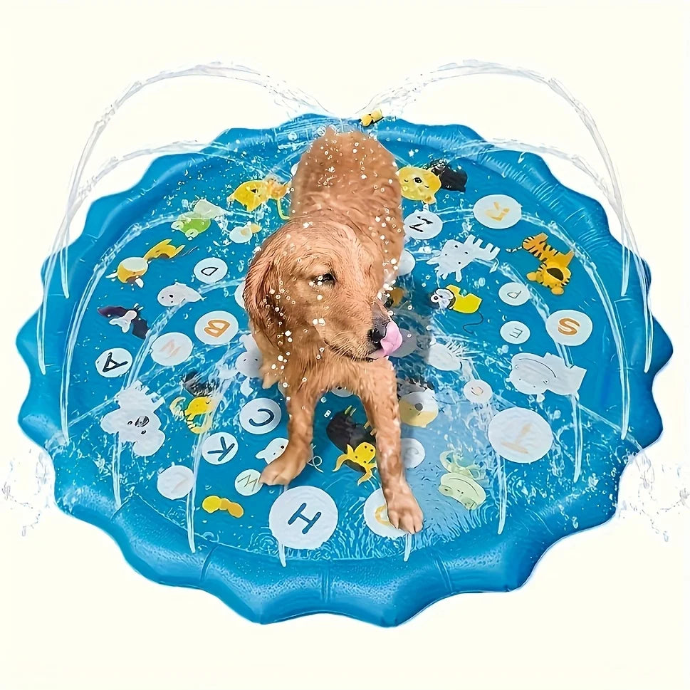 Pet Splash Pad – Outdoor Water Sprinkler