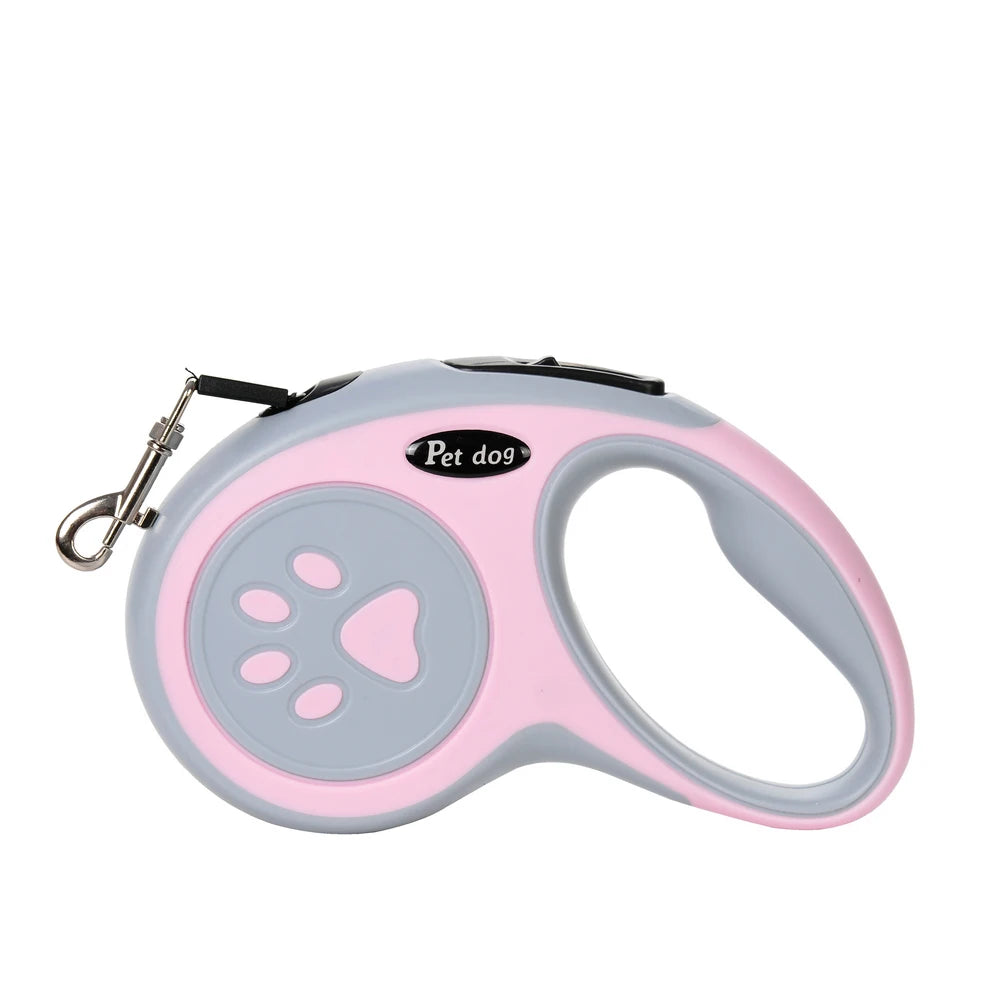 Auto-Retractable Nylon Dog Leash – 3m/5m
