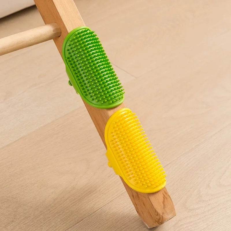 Soft Rubber Grooming & Bath Brush