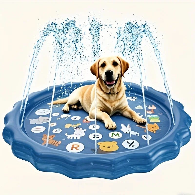 Pet Splash Pad – Outdoor Water Sprinkler