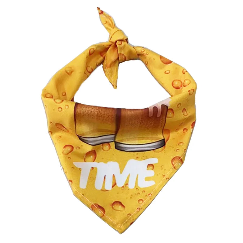 Adjustable Pet Bandana – Soft Cotton