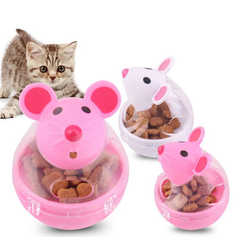 Mouse Food Dispenser Ball – Cat Enrichment Toy