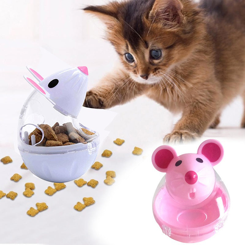 Mouse Food Dispenser Ball – Cat Enrichment Toy
