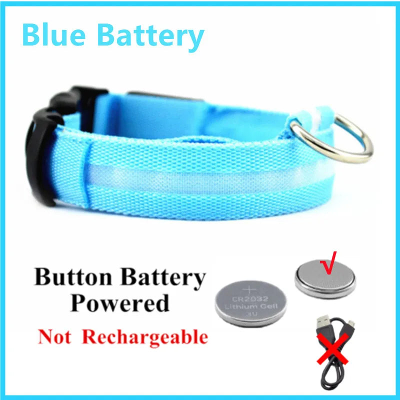 LED Safety Dog Collar – Rechargeable