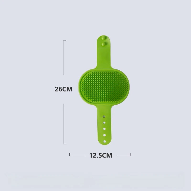 Soft Rubber Grooming & Bath Brush