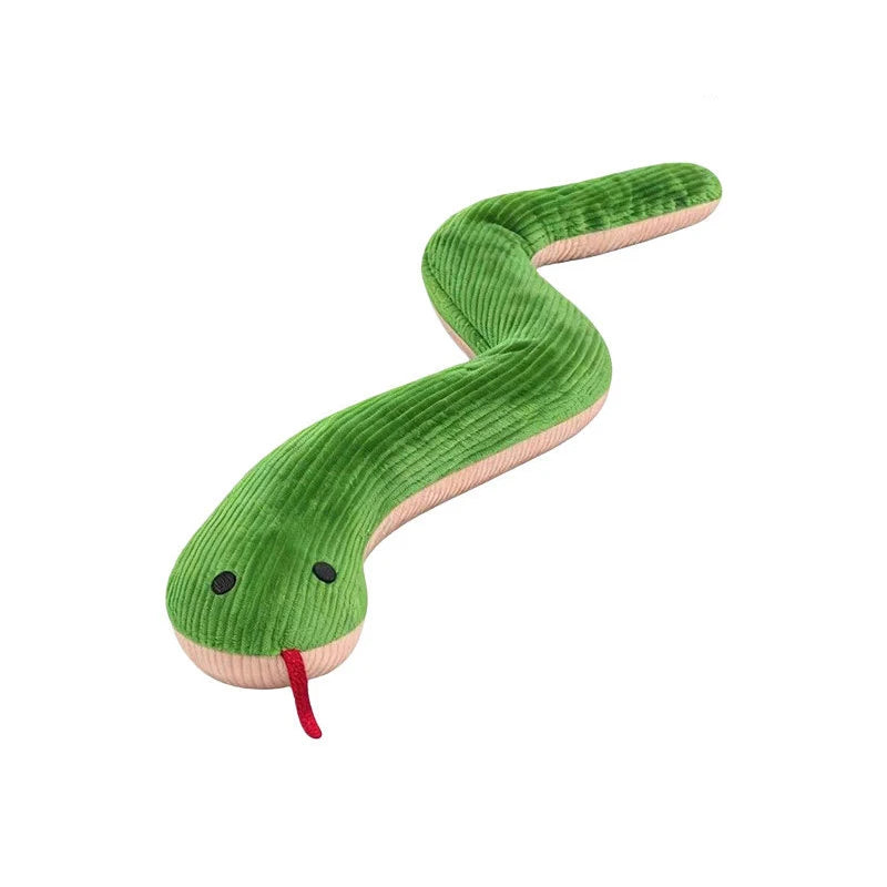Squeaky Plush Dog Toy – Dino