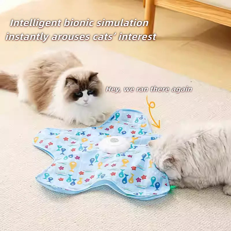 Automatic Spinning Teaser Toy for Cats