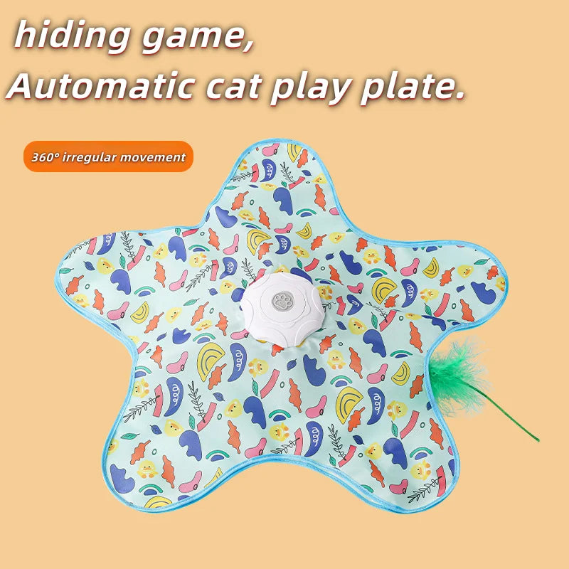 Automatic Spinning Teaser Toy for Cats
