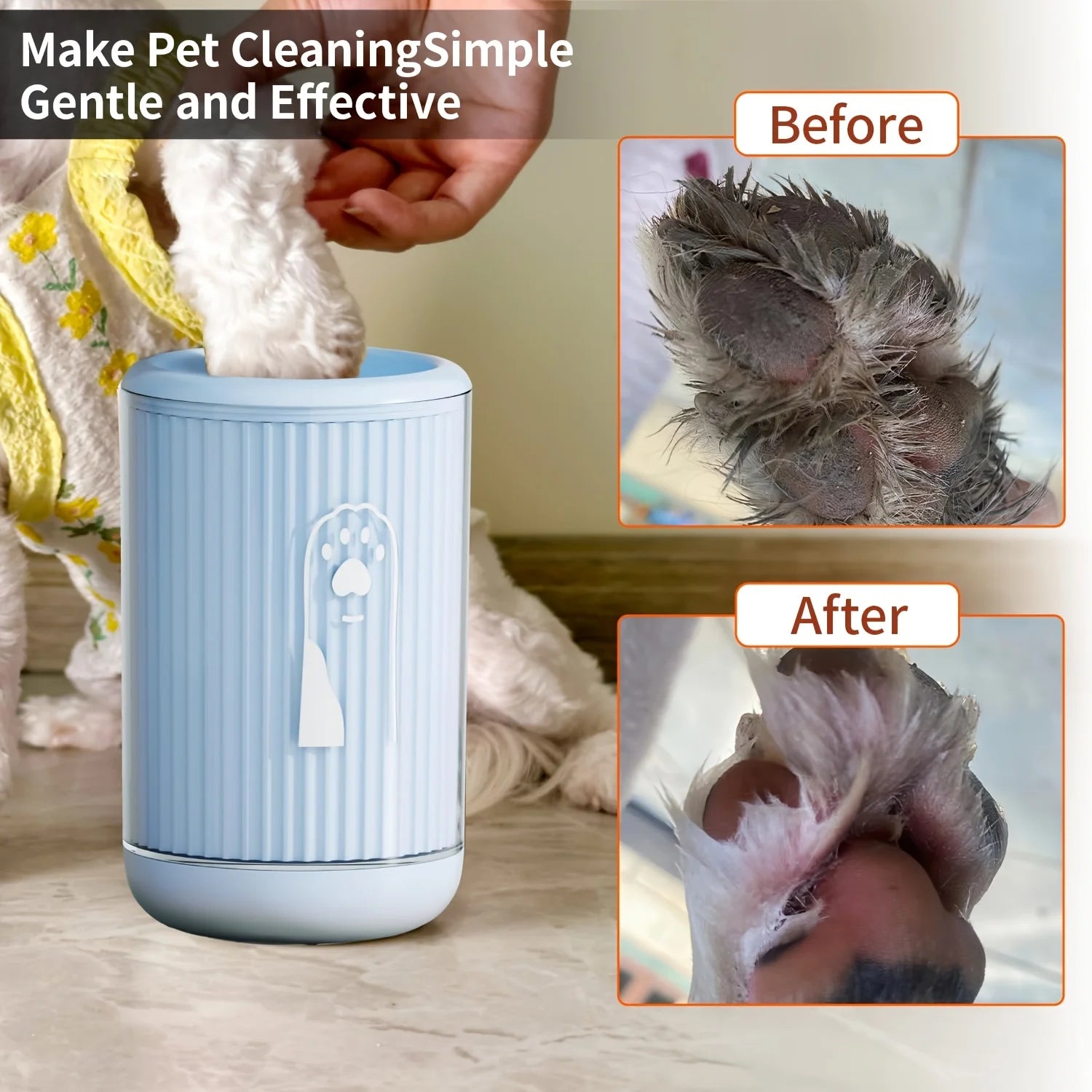 Portable Paw Cleaner – Silicone Cup