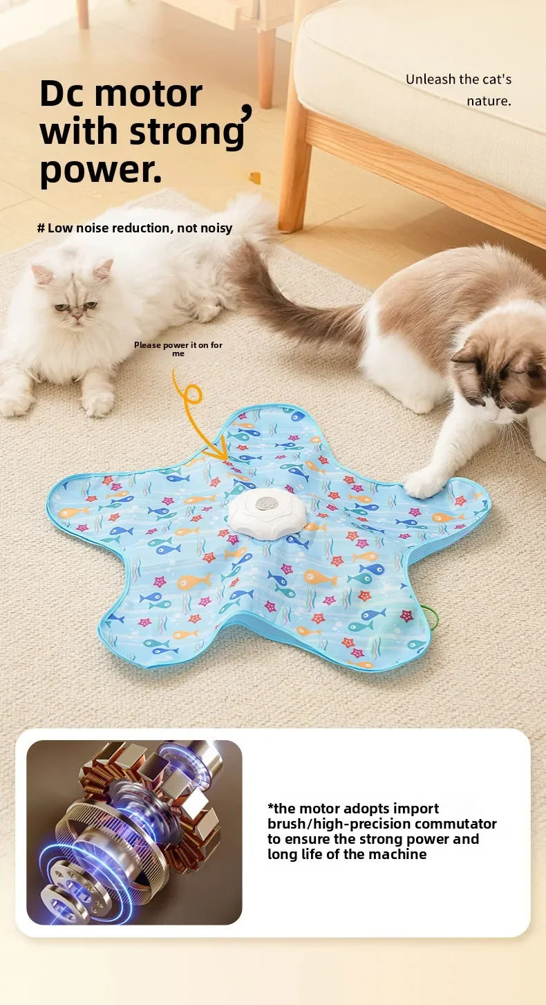 Automatic Spinning Teaser Toy for Cats