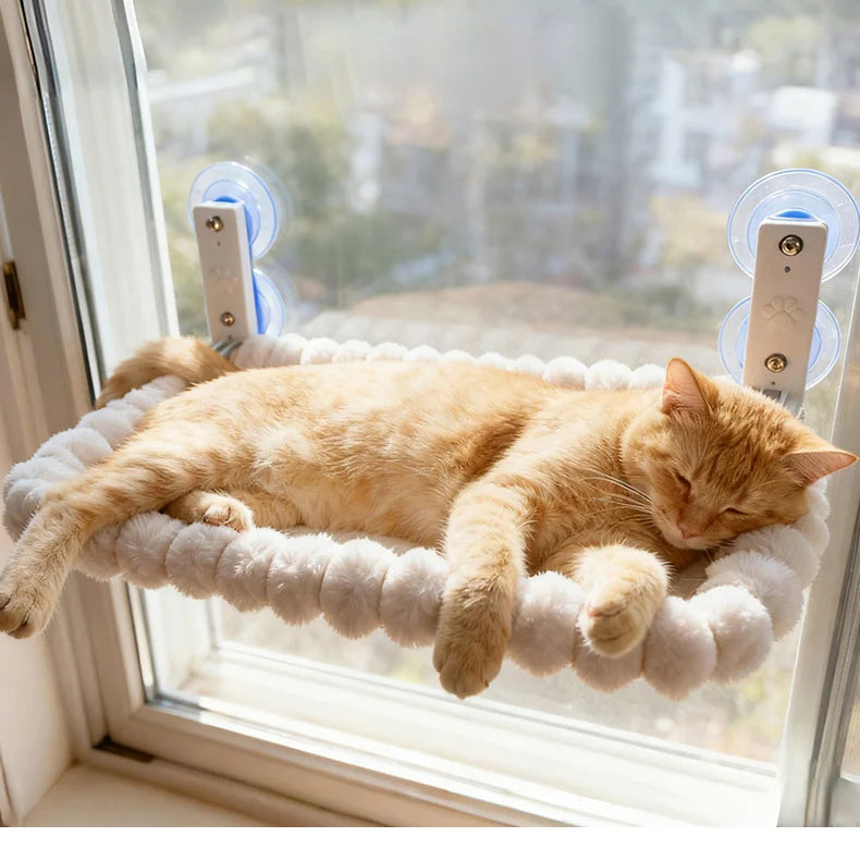 Cat Window Hammock with Suction Cups