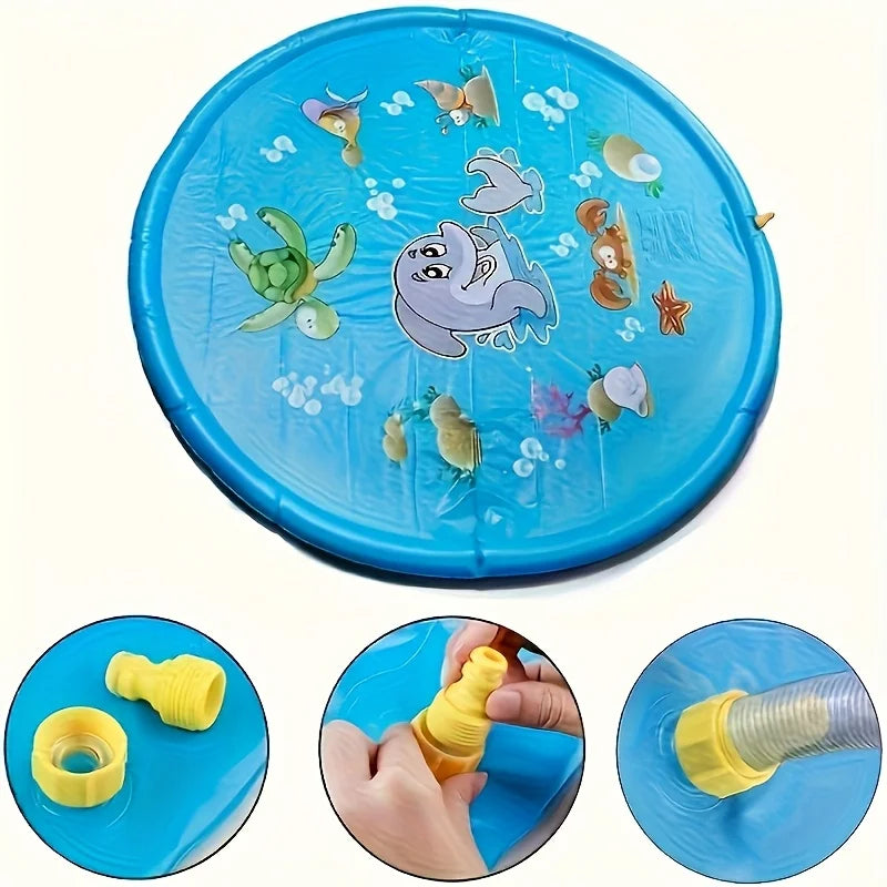Pet Splash Pad – Outdoor Water Sprinkler