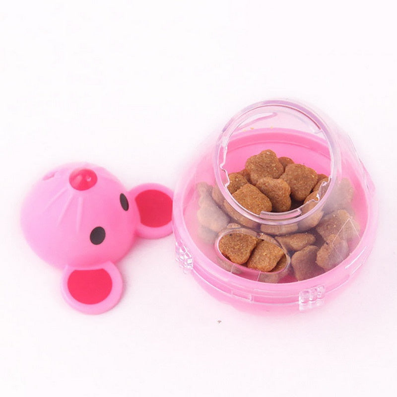 Mouse Food Dispenser Ball – Cat Enrichment Toy