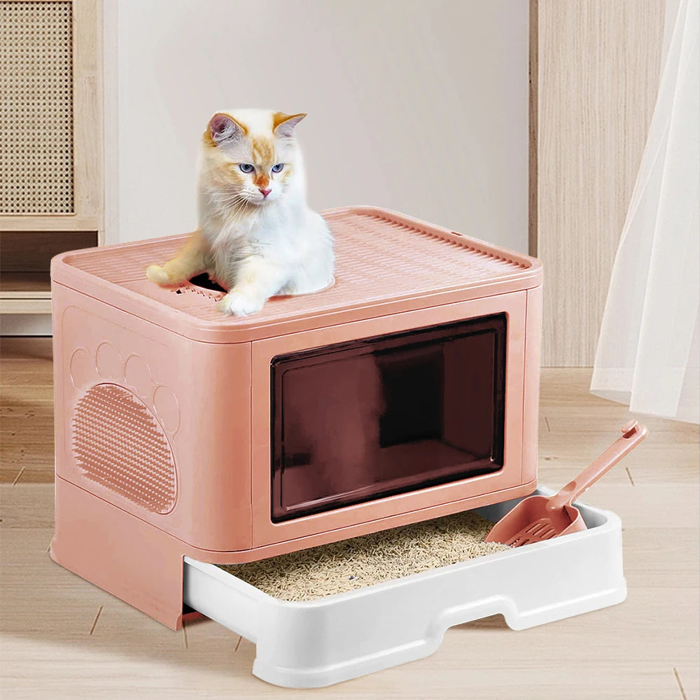 Foldable Cat Litter Tray – 3 Colours