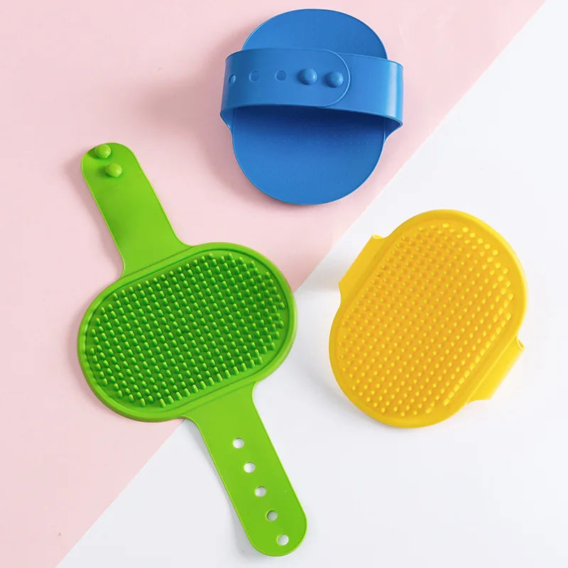 Soft Rubber Grooming & Bath Brush