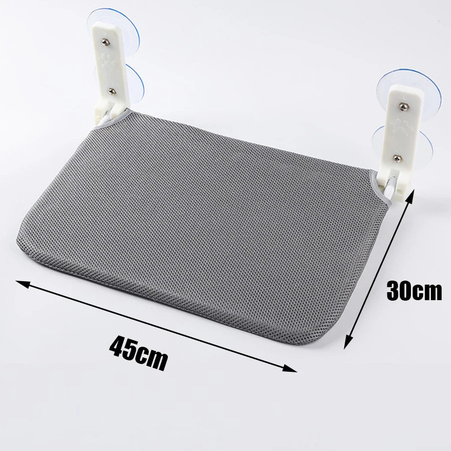 Foldable Window Cat Hammock – Suction Cups