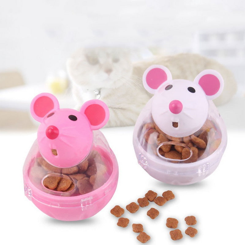 Mouse Food Dispenser Ball – Cat Enrichment Toy