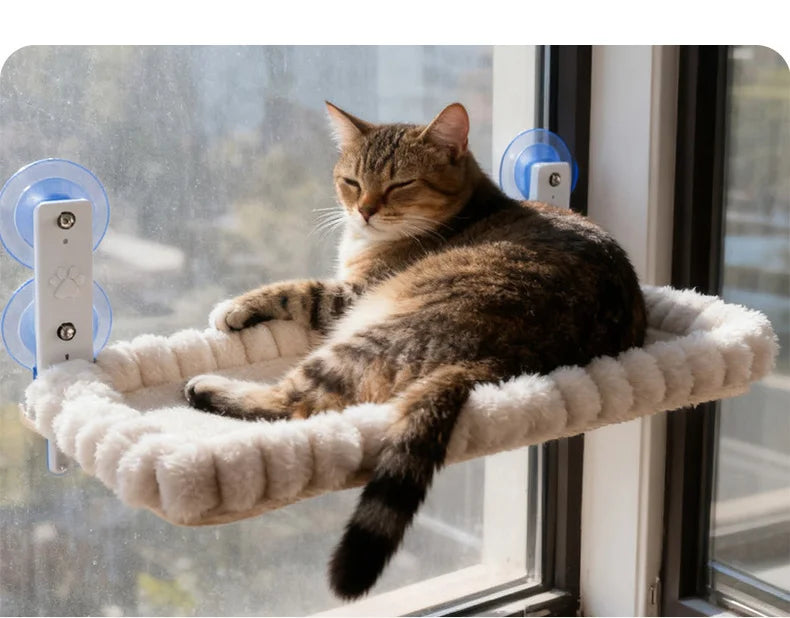 Cat Window Hammock with Suction Cups