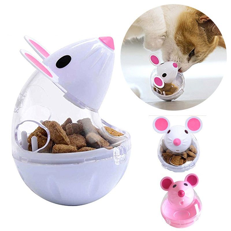Mouse Food Dispenser Ball – Cat Enrichment Toy