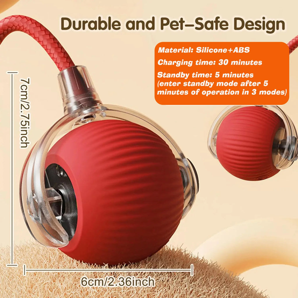 Smart Auto-Rolling Cat Ball – Rechargeable
