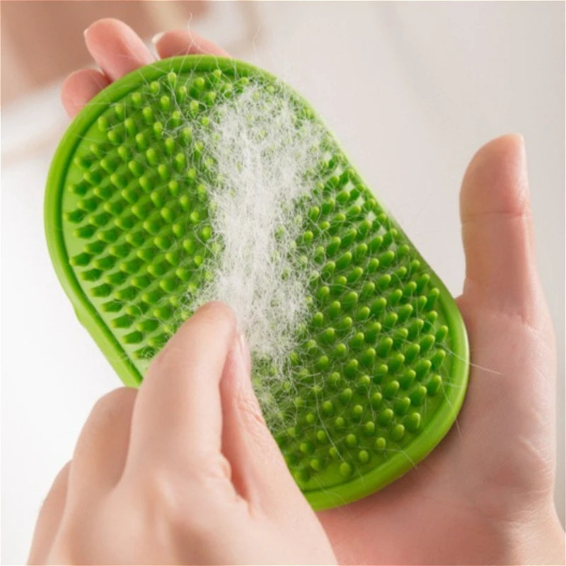 Soft Rubber Grooming & Bath Brush