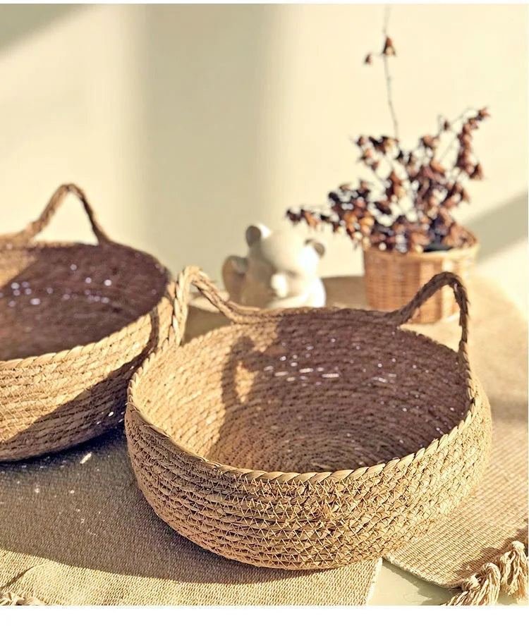 Handwoven Natural Vine Cat Basket