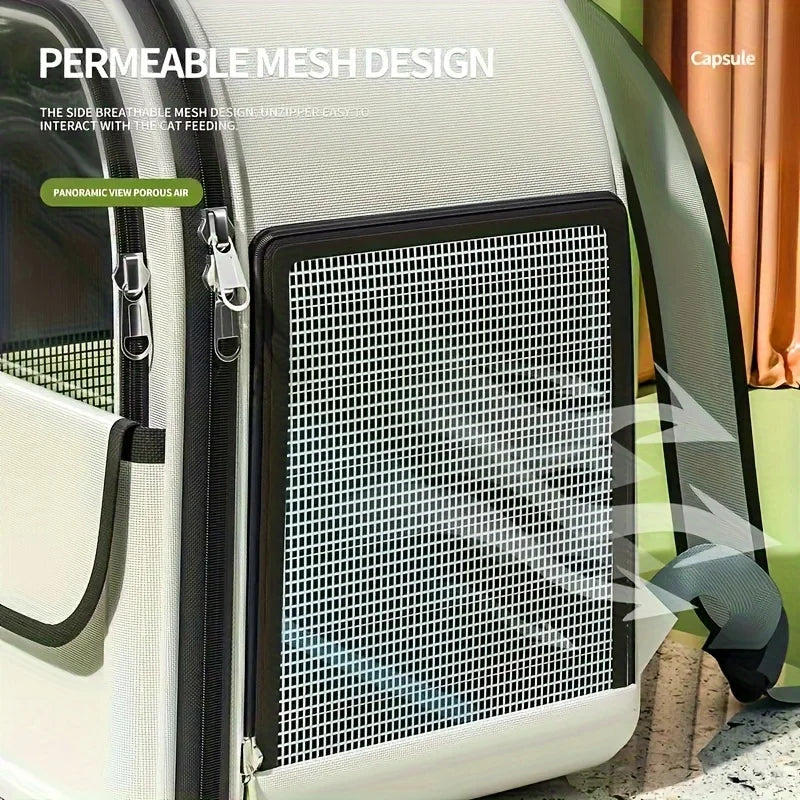 Foldable Mesh Travel Backpack Carrier