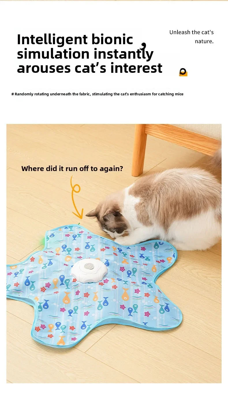Automatic Spinning Teaser Toy for Cats