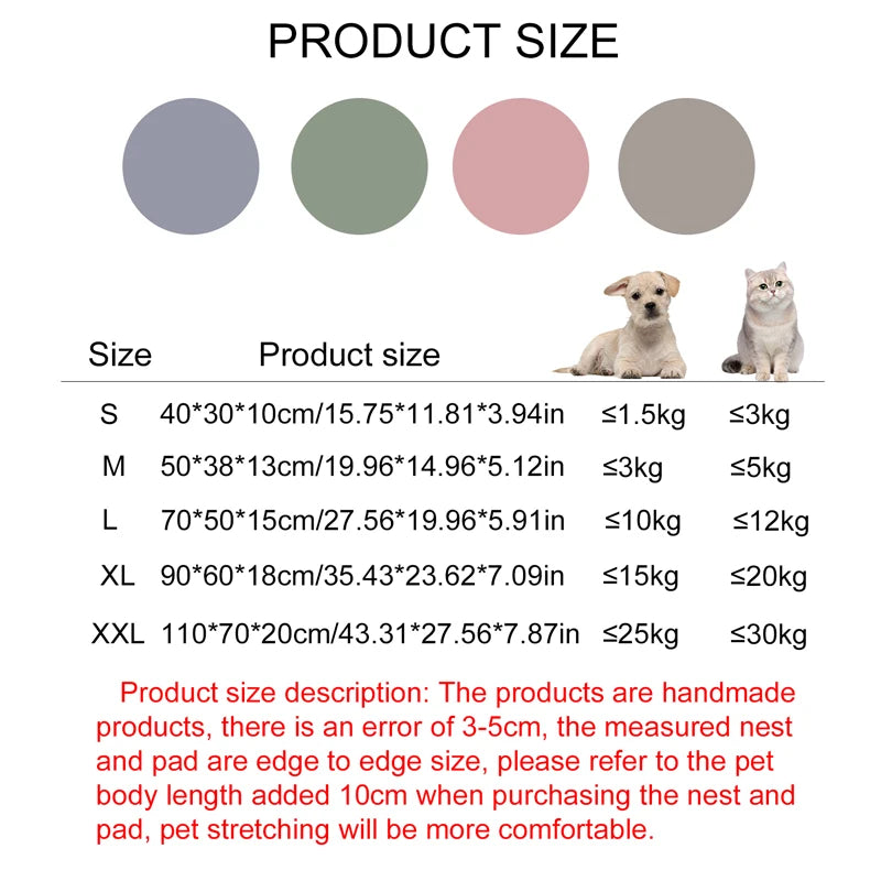 All-Season Reversible Pet Bed