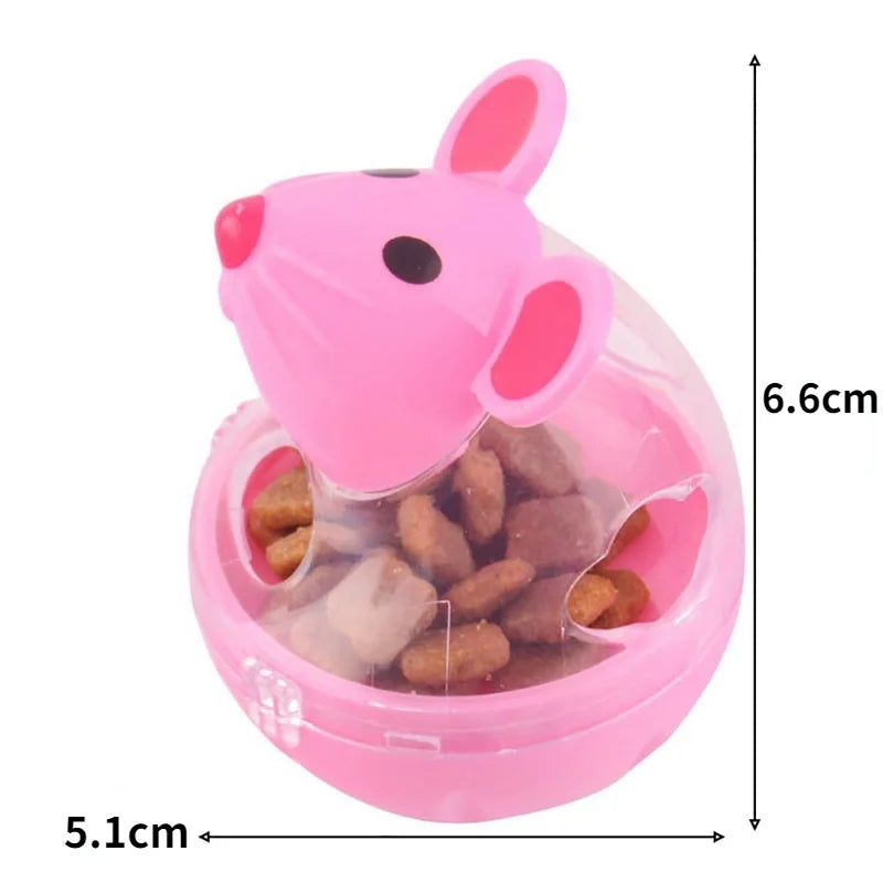 Mouse Food Dispenser Ball – Cat Enrichment Toy