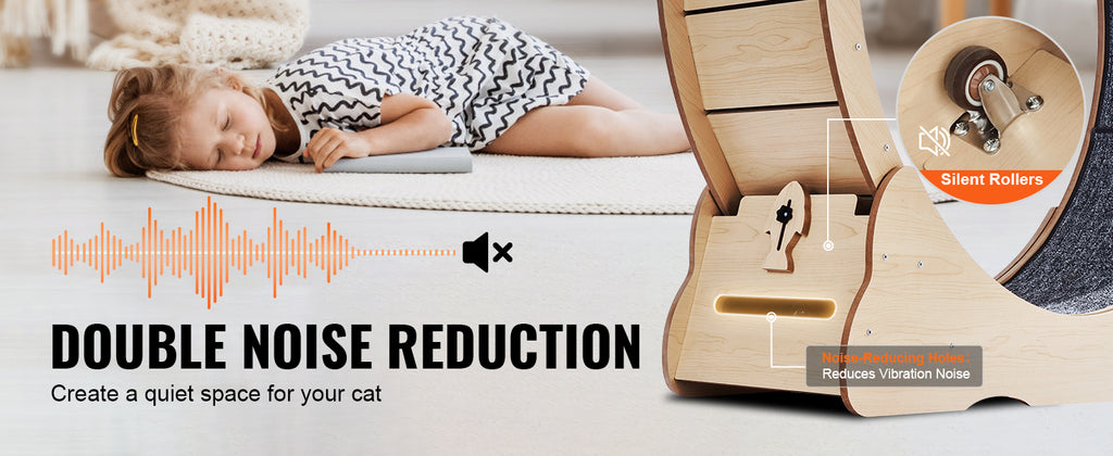 Wooden Cat Exercise Wheel – Indoor Fitness