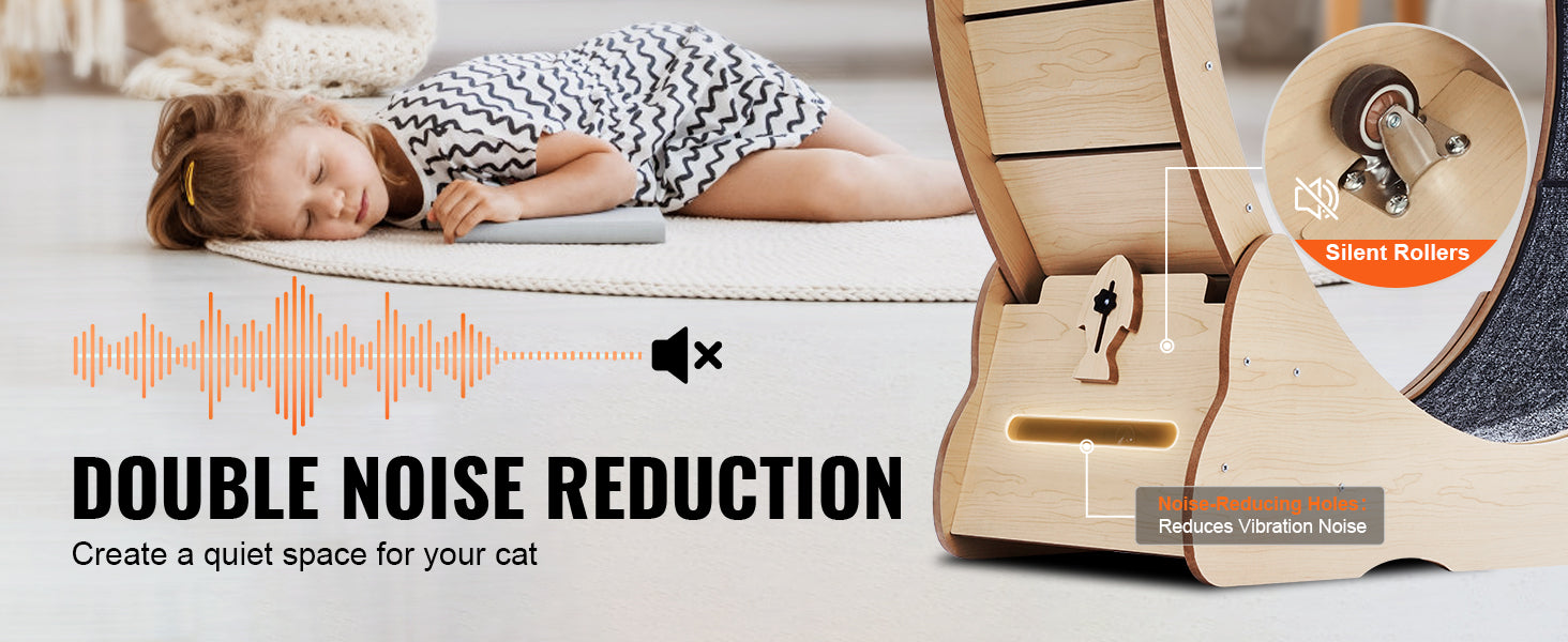 Wooden Cat Exercise Wheel – Indoor Fitness